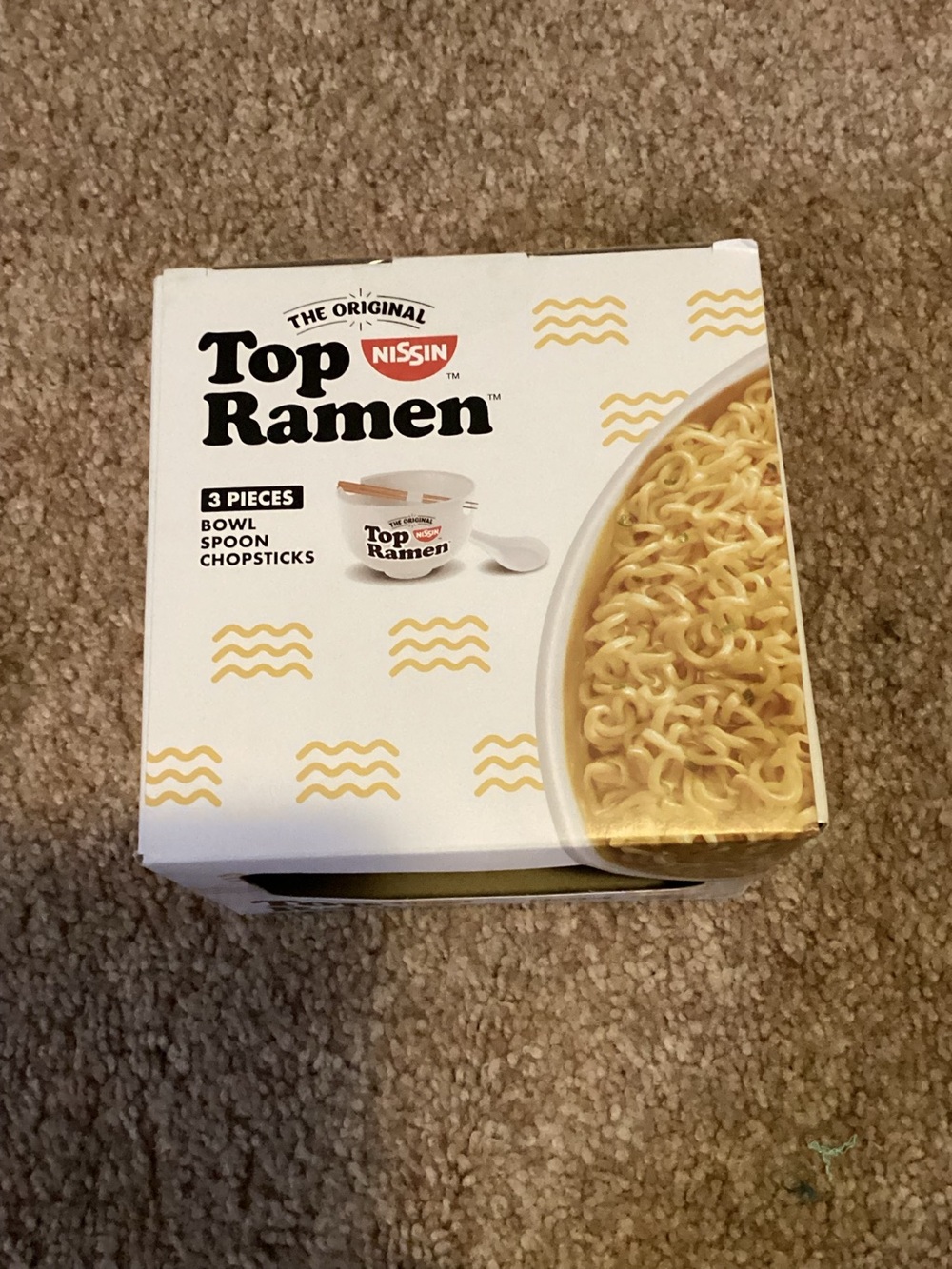 3 piece top ramen set.